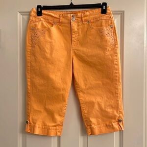 Hannah denim ladies capris